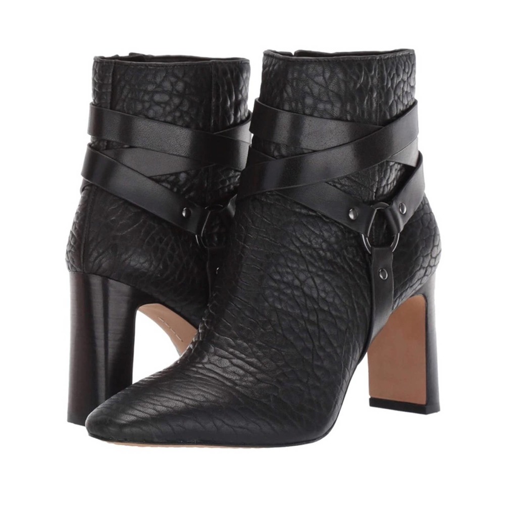 Vince Camuto Sestina Harness Leather Booties - Picture 1 of 10